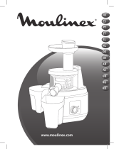 Moulinex Extracteur De Jus Lent 0.8l 150w Rouge - Zu150510 de handleiding