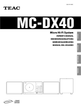 TEAC MC-DX40 de handleiding
