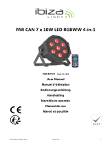Ibiza Light PARLED710 Handleiding