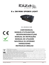 Ibiza Light LED8-MINI Spider Light Handleiding