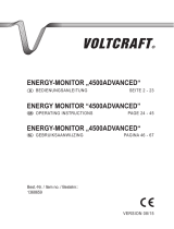 VOLTCRAFT ENERGY-MONITOR 4500ADVANCED Operating Instructions Manual