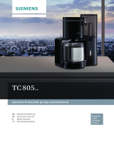 Siemens TC805 SERIES Handleiding