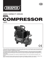 Draper Air Compressor, 8L, 0.75kW Handleiding