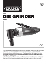 Draper 90° Compact Air Die Grinder, 6mm Handleiding