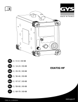 GYS EXATIG HF GENERATOR - FOR EXAGON/GENIUS 400 de handleiding