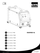 GYS Separate wire feeder EXAFEED-4L - For EXAGON 400 de handleiding