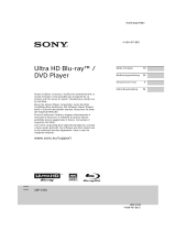 Sony UBP-X700B de handleiding