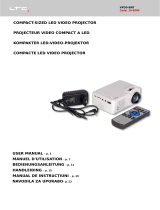 LTC Audio Compact-sized Led Video Projector Handleiding