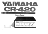 Yamaha CR-420 Handleiding
