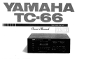 Yamaha TC-66 de handleiding