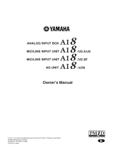 Yamaha AD8 Handleiding
