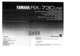 Yamaha RX-730 de handleiding