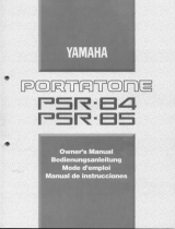 Yamaha PSR-85 de handleiding