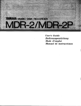 Yamaha MDR-2 de handleiding