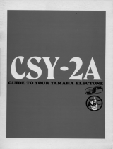 Yamaha CSY-2A de handleiding