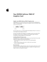 Apple NVIDIA GEFORCE 7800 GT Handleiding