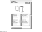 Epson ELPSP02 Active Speakers Gebruikershandleiding