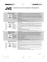 JVC J47674-001 Handleiding