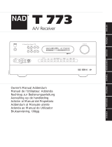 NAD Electronics T 773 Handleiding
