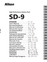 Nikon SD-9 Handleiding