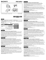 Sony PCK-LM13 Gebruikershandleiding