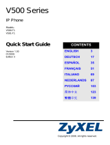 ZyXEL Communications V500-T1 Handleiding