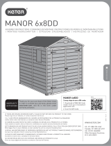 Keter Manor 6x8 Resin Outdoor Storage Handleiding