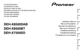 Pioneer DEH-X8500BT Handleiding