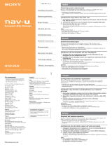 Sony NVD-DU3 Handleiding