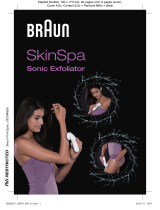 Braun SkinSpa, Sonic Exfoliator, 901 Spa, Silk-épil 7 Handleiding