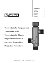Vetus Thermostatic mixer for calorifiers type WHMIXER Installatie gids