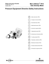 Micro Motion Pressure Equipment Directive - Model 7812 de handleiding