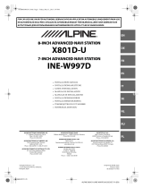 Alpine X X801D-U Handleiding
