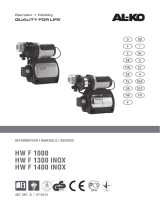 AL-KO HWF 1400 Inox mit 5 Laufrädern, 6000 L/h, Handleiding