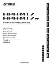 Yamaha HPH-MT5W de handleiding