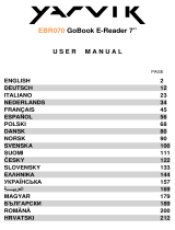 Yarvik GoBook 7” E-Reader Handleiding