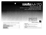 Yamaha M-70 de handleiding