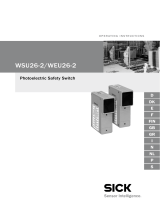 SICK WSU26-2/WEU26-2 Photoelectric Safety Switch Handleiding