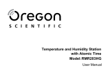 Oregon Scientific RMR203HG Handleiding