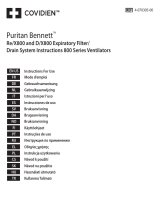 Medtronic Puritan Bennett D/X800 expiratory bacteria filter Handleiding