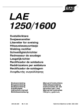 ESAB LAE 1250 / LAE 1600 Handleiding