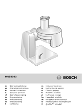 Bosch MUM4825/05 Supplemental