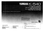 Yamaha K-540 de handleiding