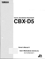 Yamaha CBX-D5 de handleiding