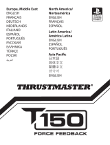 Thrustmaster T150 RS Volant Racing Retour de Force Handleiding