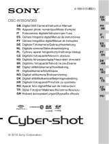 Sony Cyber Shot DSC-W350 Handleiding