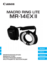Canon Macro Ring Lite MR-14EX II Handleiding