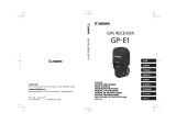 Canon GPS RECEIVER GP-E1 Handleiding