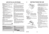 Ardo CFR105B-1 Gebruikershandleiding