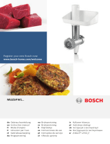 Bosch MUM57860/02 Handleiding